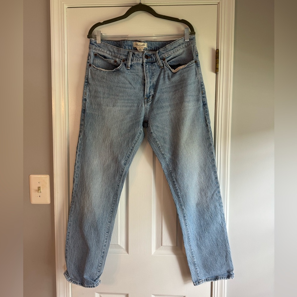 Madewell Men’s Jeans 34x30 – Classic Straight, Light Wash